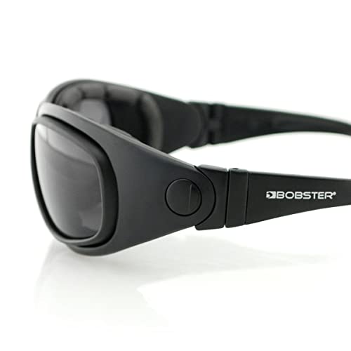 Bobster Eyewear BSSA201AC Sport and Street 2 Convertible Sunglasses, Black Frame/3 Lenses - Image 3