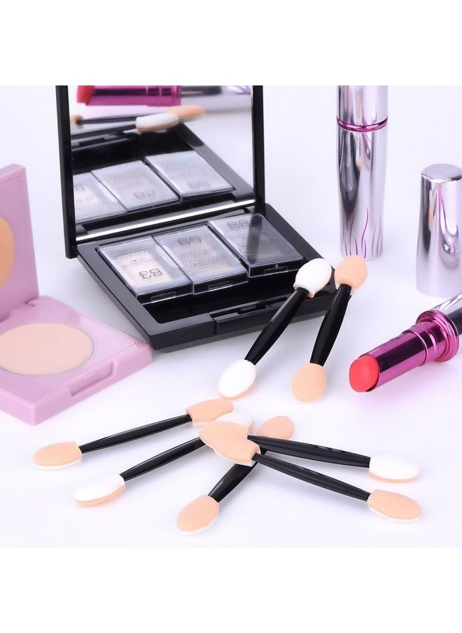 La Tartelette - 150 Pack Disposable Eye Shadow Brush Sponge Dual Sided Oval Tipped Makeup Applicator Tool Black - Image 1
