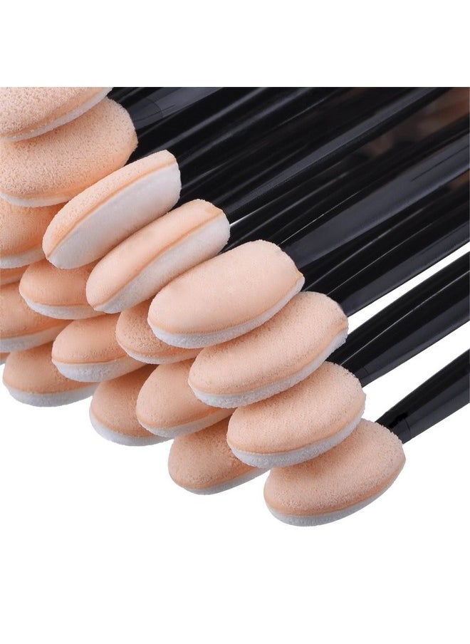 La Tartelette - 150 Pack Disposable Eye Shadow Brush Sponge Dual Sided Oval Tipped Makeup Applicator Tool Black - Image 1