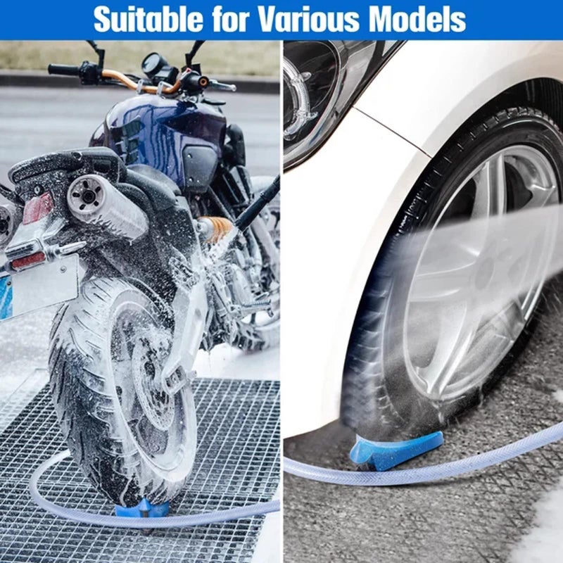 Car Hose Guide for Car Washing Tire Wedge Prevents Hose from Getting Stuck under Tire for All Sizes Tires - Image 5