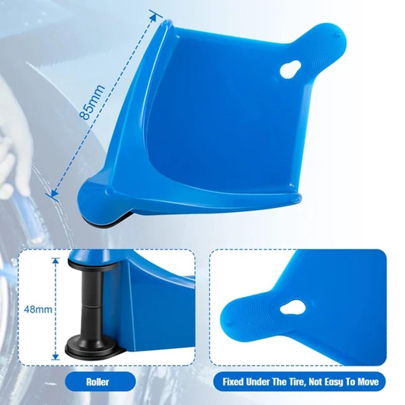 Car Hose Guide for Car Washing Tire Wedge Prevents Hose from Getting Stuck under Tire for All Sizes Tires - Image 2