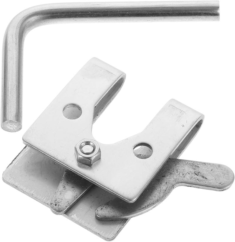 Double Latch Gate Lock for Pet Cage Dog Kennel Durable Safety Door Lock Replacement Easy Installation - Image 2