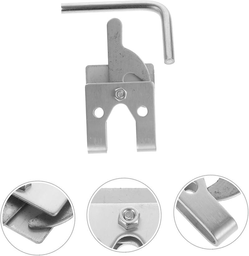 Double Latch Gate Lock for Pet Cage Dog Kennel Durable Safety Door Lock Replacement Easy Installation - Image 5