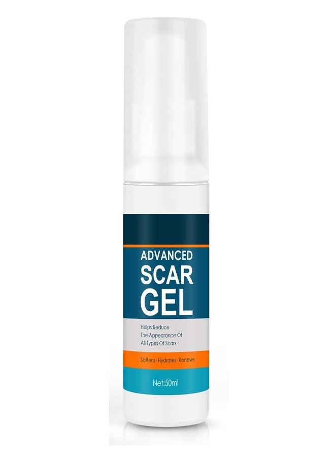 Scar Cream, Advanced Scar Gel for Old & New Scars, Professional Scar Removal Cream For Surgical Scars, Face, Body, Leg, Acne, Stitches, Burns, C-Section, Keloids, 1.76oz - Image 1