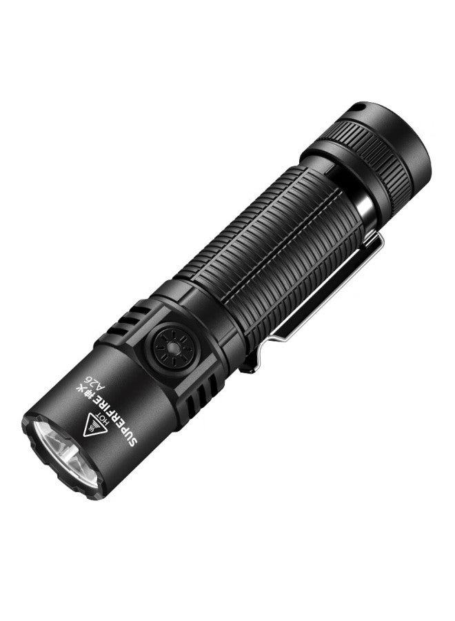 Supfire Tactical Flashlight 1800 Lumens Ultra Bright Edc Portable Rechargeable Outdoor Home Use Long Battery Life