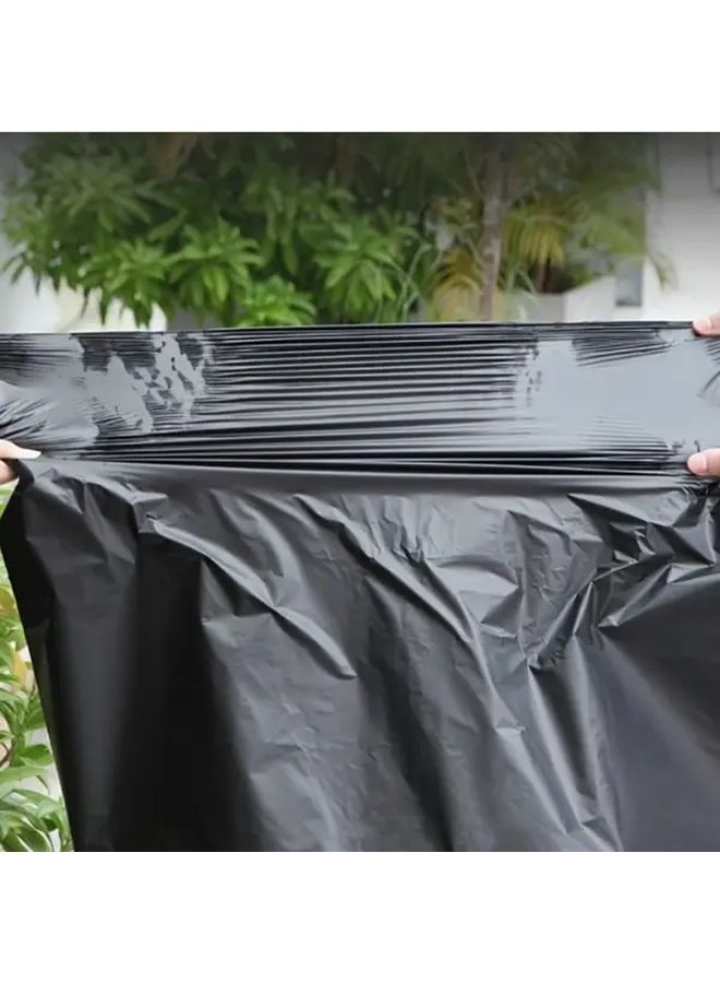 100pcs Heavy Duty Garbage Bags Tear Leak Resistant Trash Bags Indoor Outdoor Hotel Home Commercial Use - Image 3