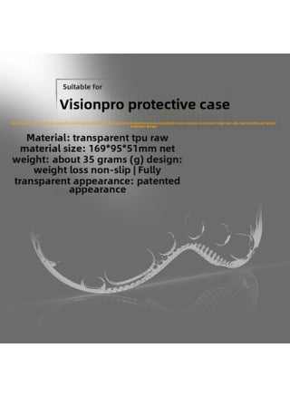 Visionpro Protective Case For Apple For Apple Vision Pro Battery Protective Case TPU Soft Rubber Power Supply-Product Color:Transparent-Model:Vision Pro Host Case - pzsku/Z47AA1A48BB1FD4AC854AZ/45/1745239405/9bca10cc-f823-43d4-8542-2b131c8f0ebf