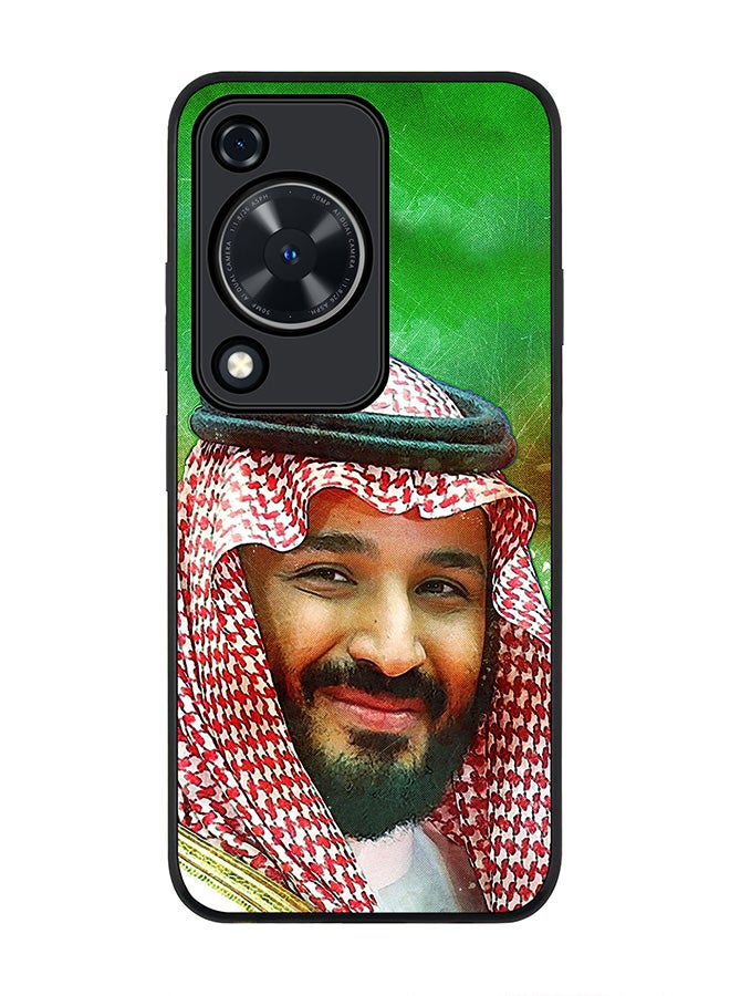 Stylizedd Rugged Black edge case for Huawei nova Y72 / Huawei Enjoy 70 4G, Slim fit Case Flexible Anti Drop TPU Gel Thin Cover -  HH Mohammed Bin Salman - Image 1
