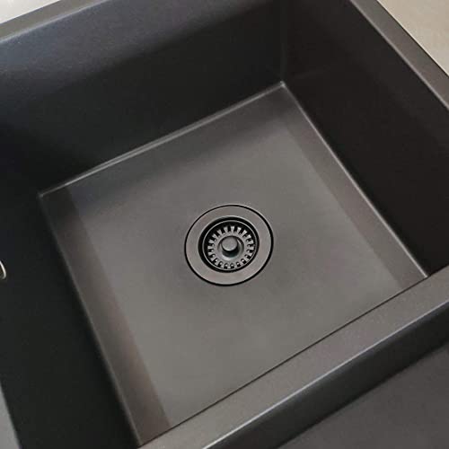 GZILA Garbage Disposal Strainer and Stopper with Decorative Disposal Flange in Black, Fit 3.5 Inch Standard Drain Hole - Image 4