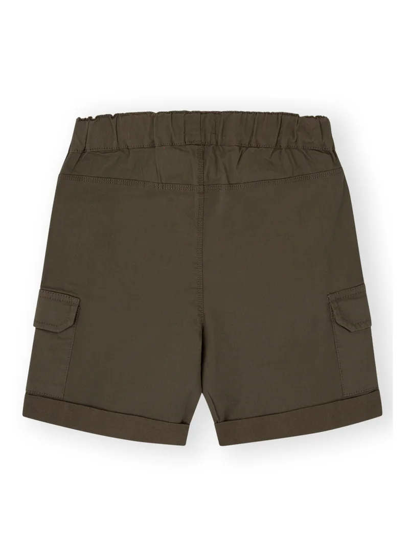 CANADA HOUSE Summer Comfort Khaki Cotton Shorts For Boys