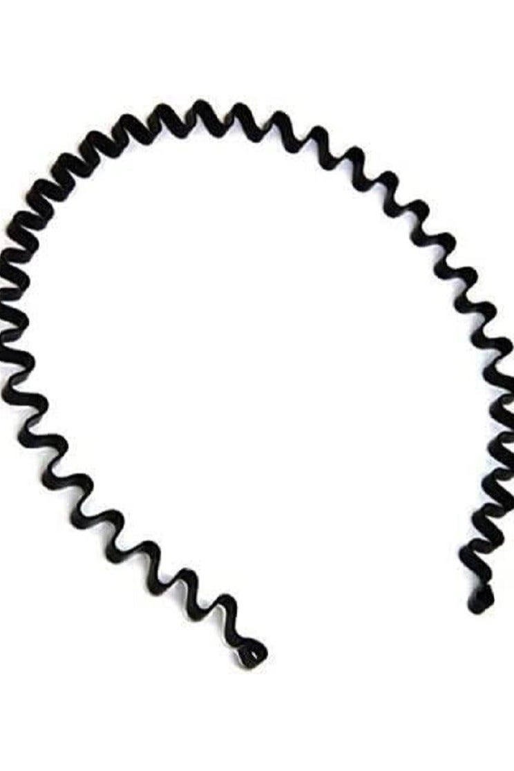 Stylish Metal Hair Hoop for a Luxurious Look for Every Occasion Black - Image 1