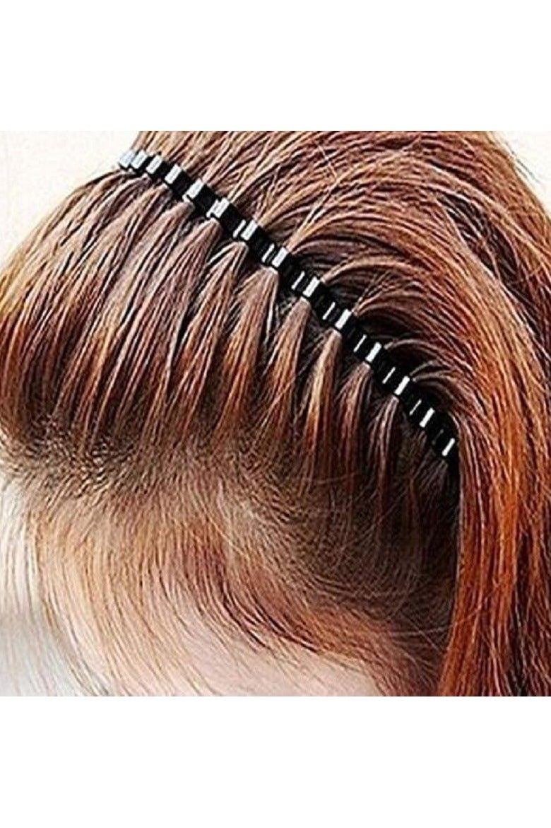 Stylish Metal Hair Hoop for a Luxurious Look for Every Occasion Black - Image 2