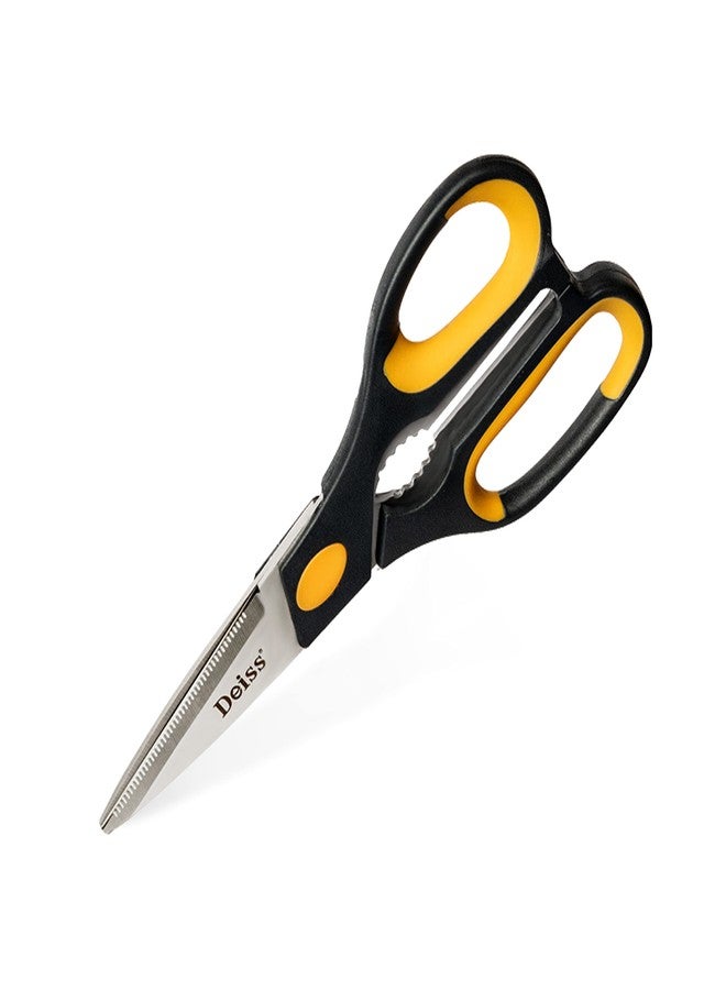 Deiss PRO Kitchen Shears, Kitchen Scissors Heavy Duty, Dishwasher Safe All Purpose, Stainless Steel Food Scissors for Kitchen - Sharp Shears for Chicken, Poultry, Fish, Meat, Salads, Herbs - Image 2