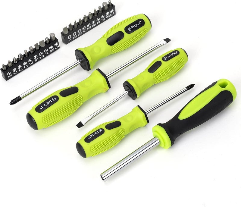 FASTPRO 215-Piece Home Repairing Tool Set with 12-Inch Wide Mouth Open Storage Bag, Household Hand Tool Kit, Green - Image 5