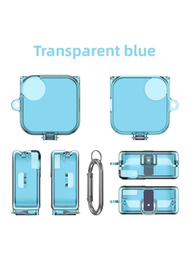 Generic For CMF Buds Pro 2 Bluetooth Headset TPU Protective Cover Switch-Color:Transparent Blue-Model:D57  - Image 1