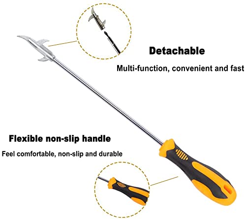 Rasikvar 2 in 1 Car Tire Stone Cleaning Hook, Tire Groove Stones Removing Tool, Tyre Stone Picker for Motor Bike Truck Car, Tire Protector Repair Tool - Image 3