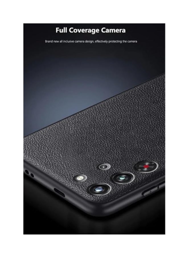 Compatible with ZTE Nubia Red Magic 10 Pro/10 Pro Plus Case,Litchi Pattern Slim Leather PC Frame,Shockproof u0026 scratch-resistant phone case for Red Magic 10 Pro/10 Pro+