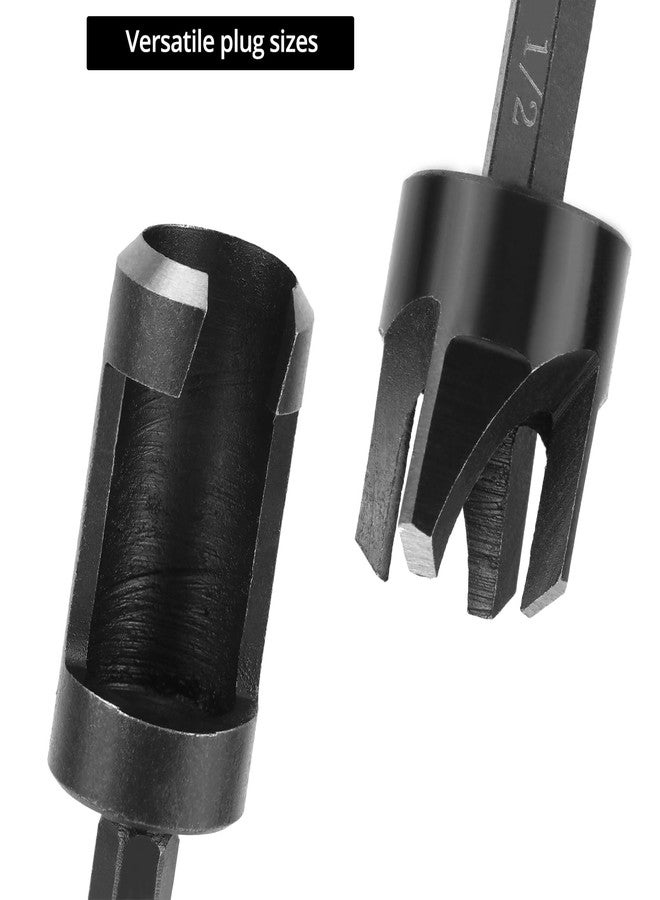 كيو دبليو او ار كي مجموعة مثقاب قاطع الخشب من QWORK، 8 قطع، تتضمن مقاسات 1/4 بوصة، 5/16 بوصة، 3/8 بوصة، 1/2 بوصة، ساق سداسية 1/4 بوصة - Image 3