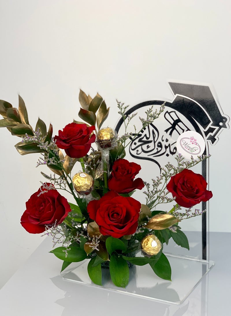 wardi Red Graduation Gift | 1 DAY DELIVERY