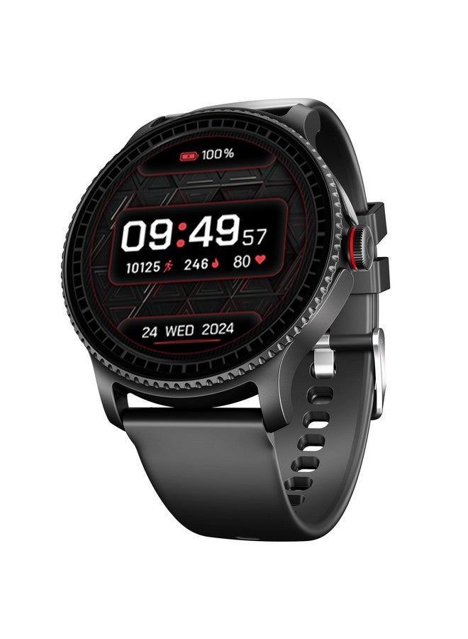 boAt boAt Lunar Discovery w/ 1.39" (3.5 cm) HD Display, Turn-by-Turn Navigation, DIY Watch Face Studio, Bluetooth Calling, Emergency SOS, QR Tray, Smart Watch for Men & Women(Active Black) - Image 1