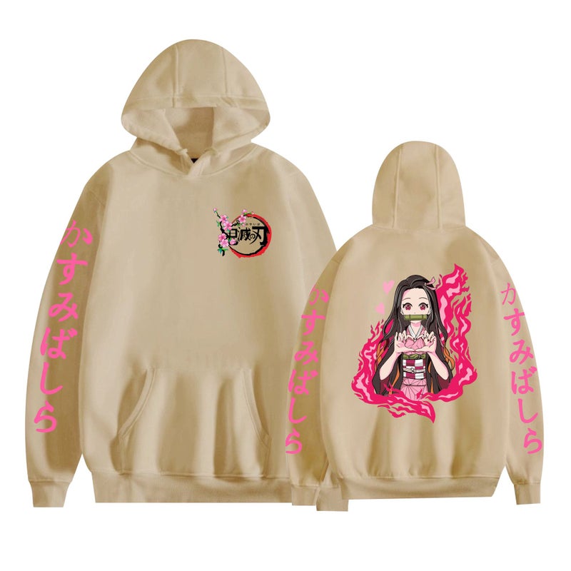 New Demon Slayer Ghost Extermination Blade Animation Surrounding Men'S And Women'S Hooded Sweats Loose Casual - Image 4