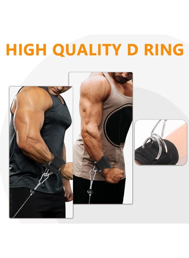 SYOSI Lifting Grips Straps, Weightlifting Wrist Supports with D-Rings, Professional Training Gear for Deadlifts, Pull-Ups, and Cable Exercises, Durable Gym Accessories for Men and Women (Black) - Image 5