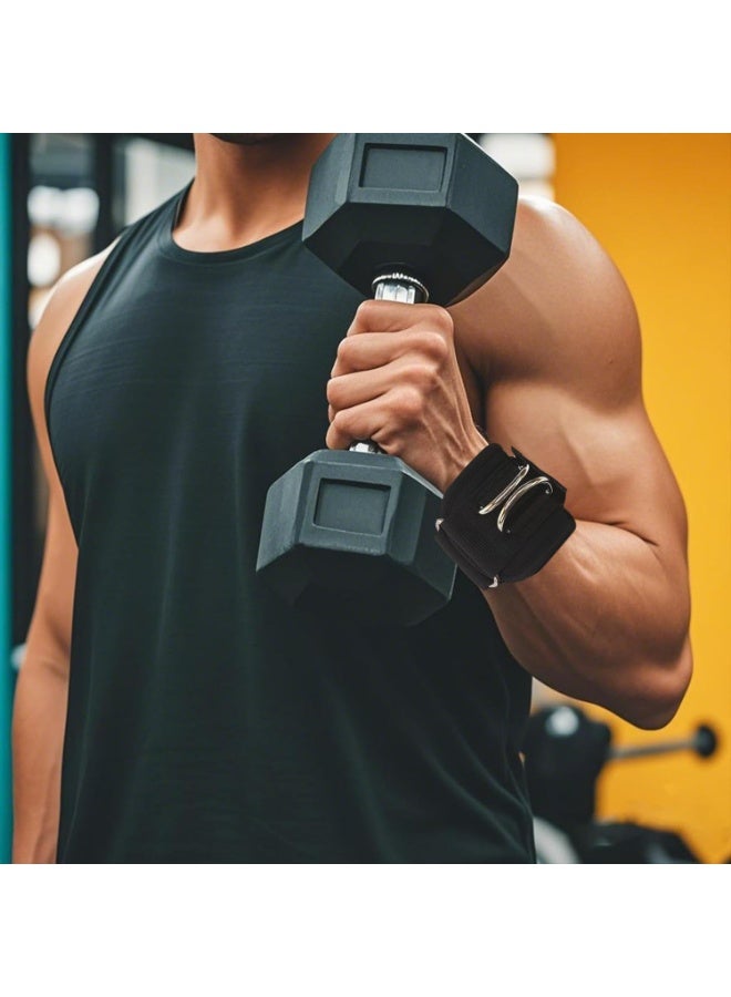 SYOSI Lifting Grips Straps, Weightlifting Wrist Supports with D-Rings, Professional Training Gear for Deadlifts, Pull-Ups, and Cable Exercises, Durable Gym Accessories for Men and Women (Black) - Image 4