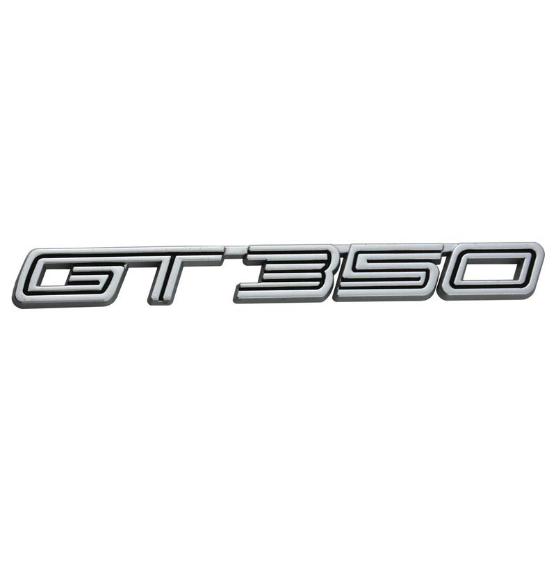 EmbRoom 1pcs GT350 Emblem Badge GT Decal Rear Trunk Sticker (Chrome/Black) - Image 4