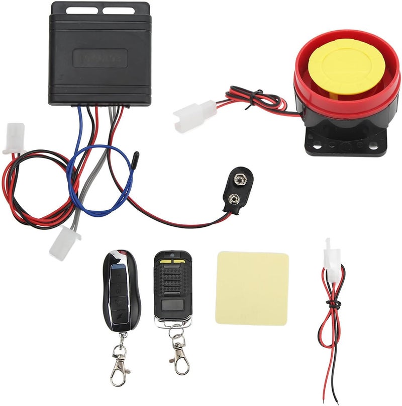 Keenso Motorcycle Alarm, ABS Wireless Vibration Motorcycle Alarm System 12V with 150m Remote Range, Anti Theft Security for Scooter Bike Riders Universal Fit - Image 5