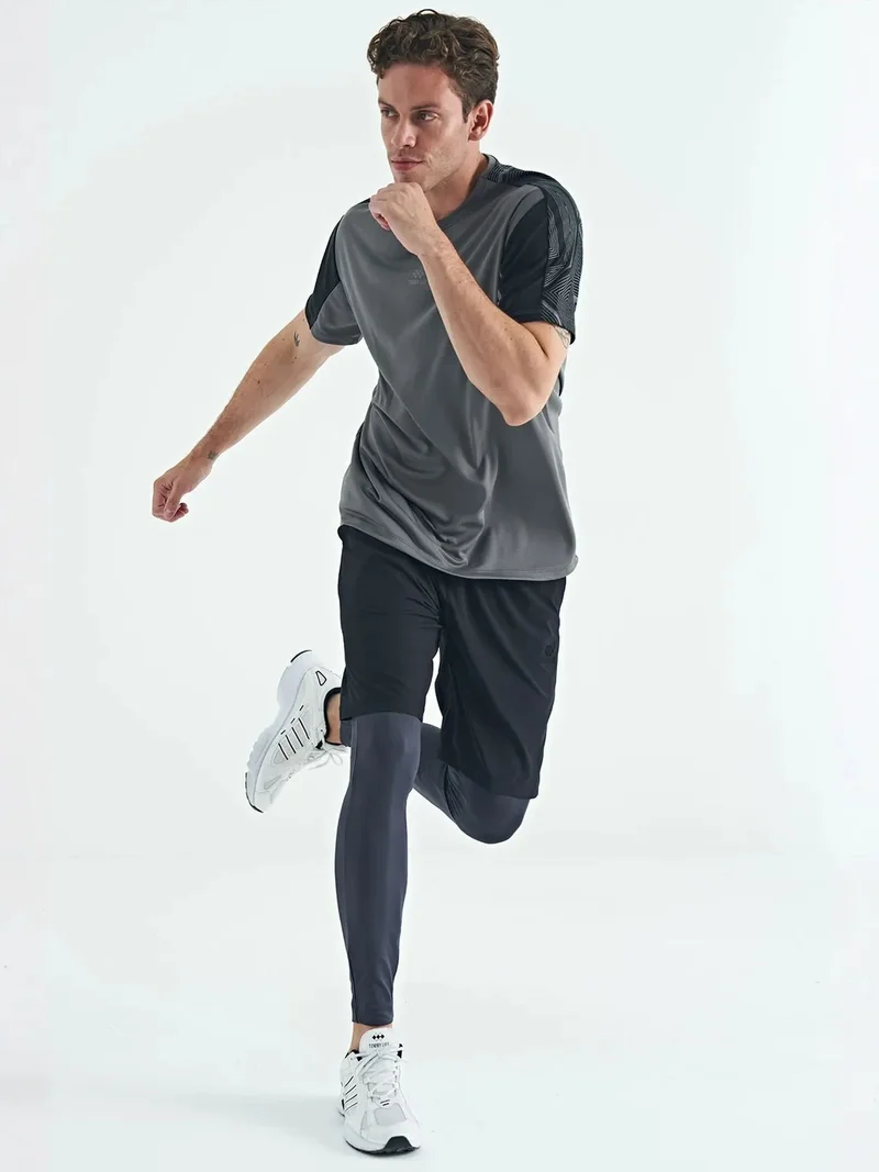 تومي لايف TOMMY Men's Skinny High-Waist Knit Active Pants