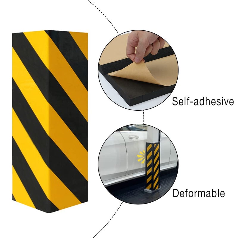GUEQUITLEX Garage Wall Protector Foam Wall Corner Guard for Parking Garages - Wall Edge Protector Protect Your Car - Garage Wall - Wall Corner Edge and Bumpers Corner Guards - Image 2