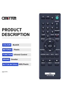 RM-ASU100 Replaced Remote Fit for Sony Compact Disc CD Player CDP-CE500 CDPCE500