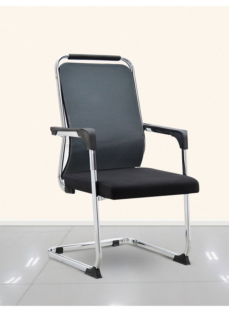 Multi Home Furniture Best Mesh Visitor Chair MH-131V-BLACK Ergonomic Computer Desk Chair For Office And Gaming With Back And Lumbar Support - Image 1