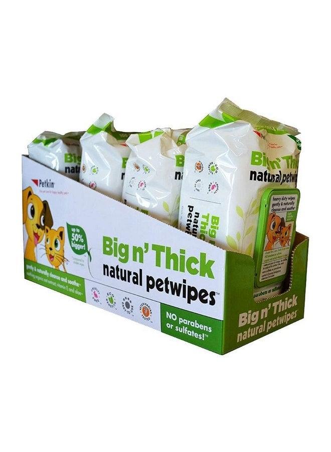 Petkin Big N' Thick Natural Petwipes 100 ct - Image 2