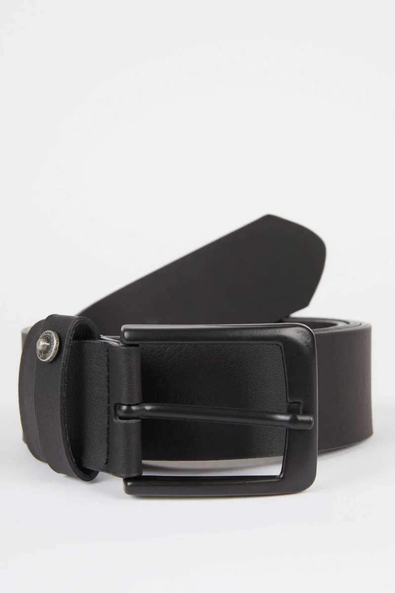 ديفاكتو Faux Leather Belt