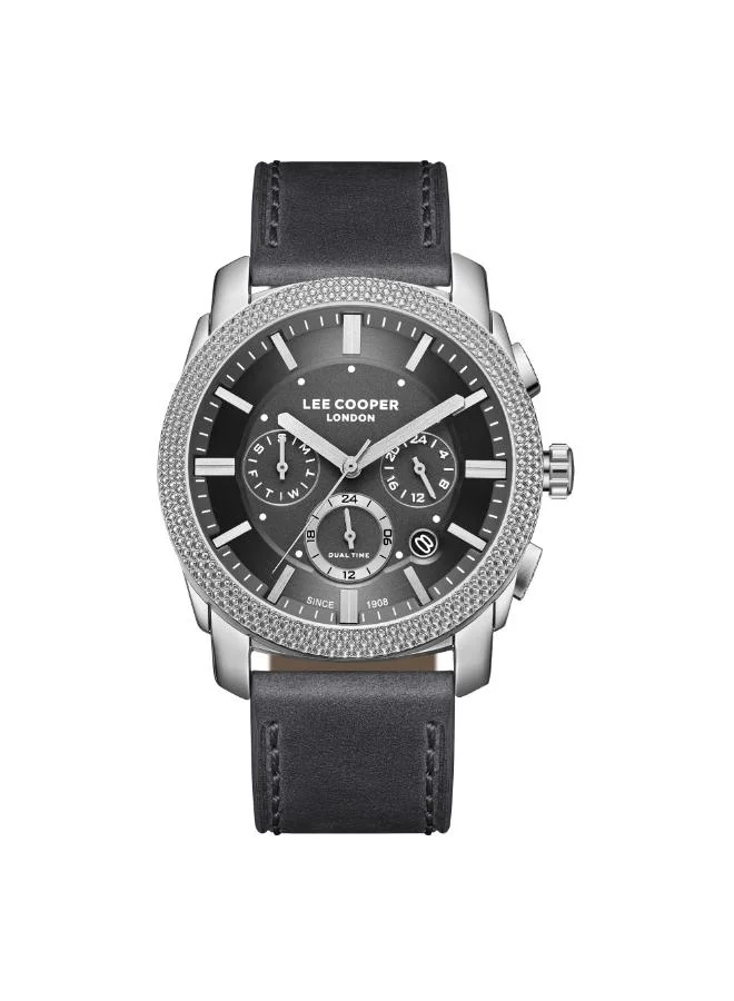 Lee Cooper Men's Leather Multi Function Watch LC08178.399 - 42 mm