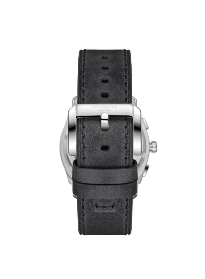 لي كوبر Men's Leather Multi Function Watch LC08178.399 - 42 mm