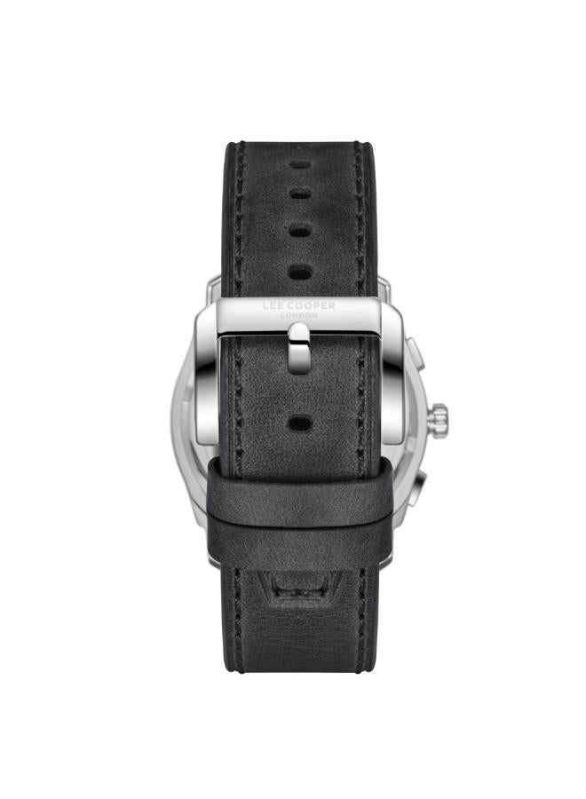 لي كوبر ساعة جلدية رجالية متعددة الوظائف . -  مم - Image 4