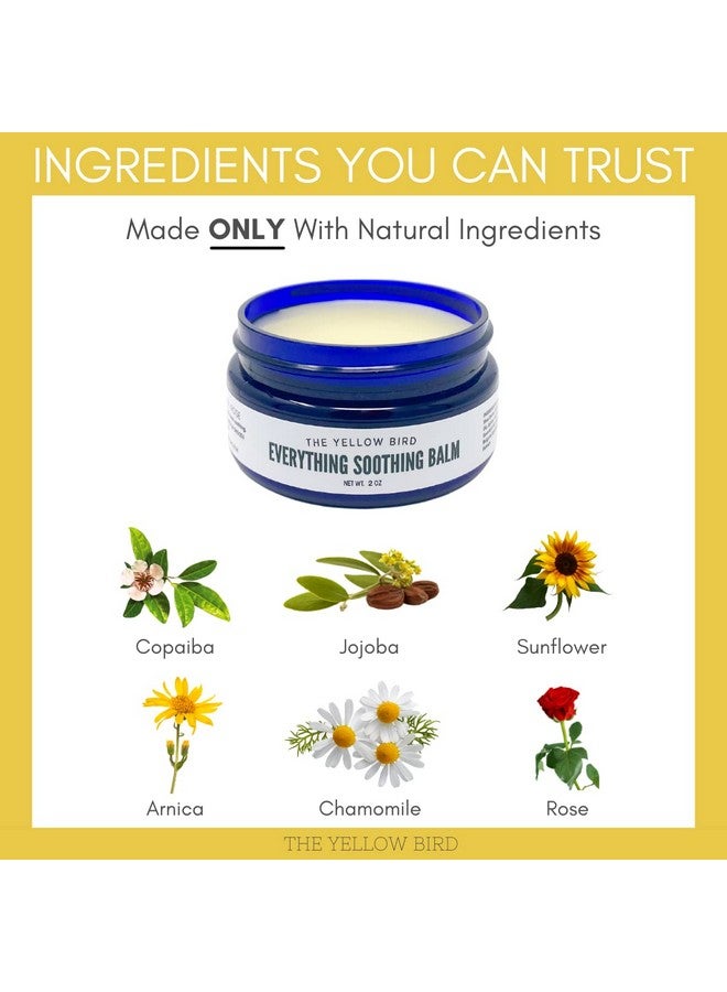 The Yellow Bird Everything Soothing Multi-Purpose Skin Balm (Arnica Chamomile Copaiba Rose, 2 Oz (Pack of 1)) - Image 5