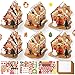 Sumind 6 Sets Mini Christmas Gingerbread House Kit  MakeaGingerbread House Craft for Kids  Boy Girl Christmas Party Game  Classic Style - Image 4