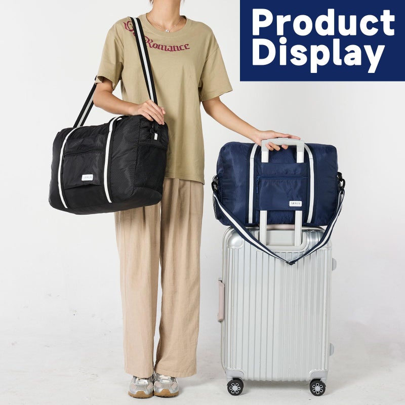 Arxus Travel Lightweight Waterproof Foldable Storage Carry Luggage Duffle Tote Bag - Image 2