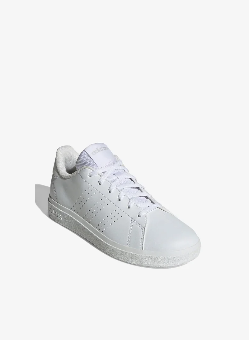 Adidas White Youth Advantage Base 2.0  | Best Price UAE
