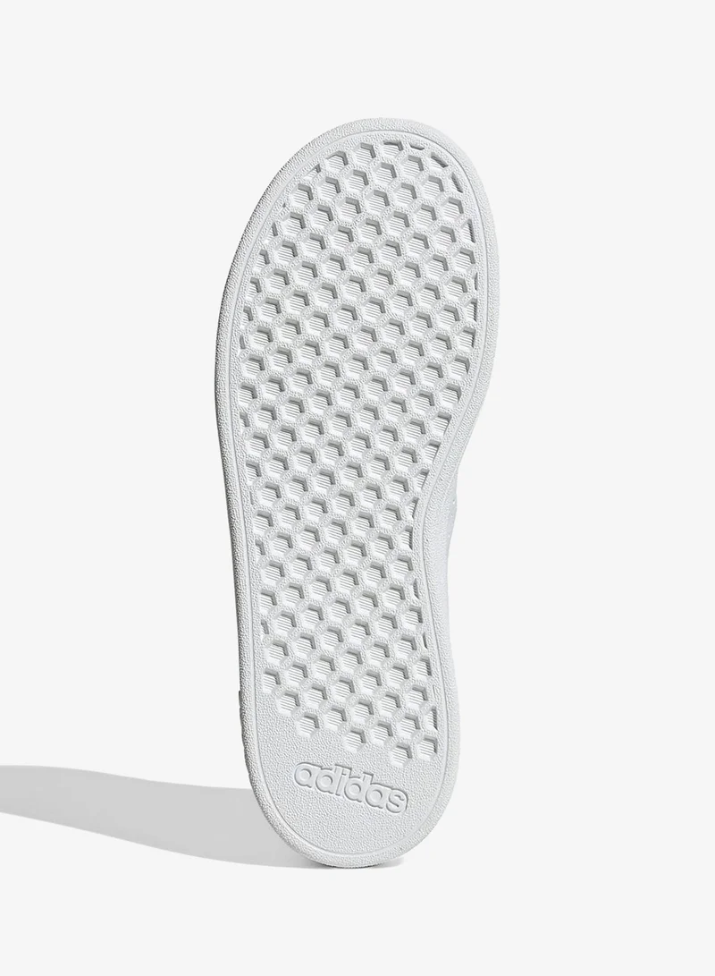 Adidas White Youth Advantage Base 2.0  | Best Price UAE