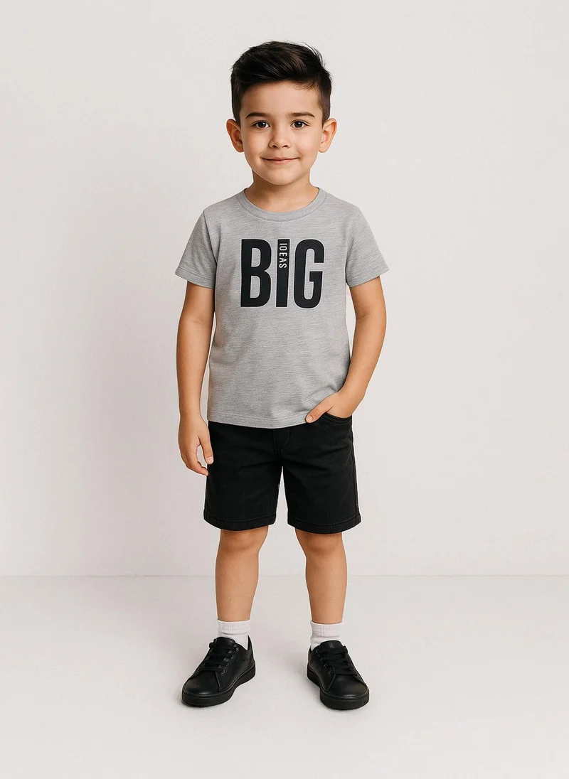 MINOTI Boys Printed T-Shirt with Short Sleeves