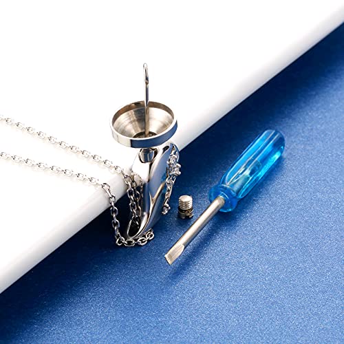 Sariel 925 Sterling Silver Tree of Life Teardrop Urn Necklace for Ashes Family Tree Keepsake Cremation Pendant Memorial Jewelry for Women - Image 5