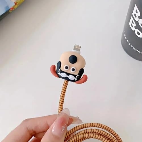 CERLINK Charger Protector,Cable Protectors for Apple iPhone 18W & 20W, 3D Cartoon Cute Case Cover Protective Sleeve Full Adaptor Charger Protection (Puppy) - Image 3