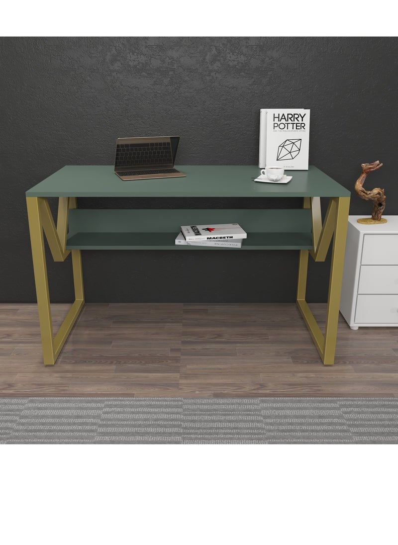 Decorotika Lona Computer Desk with a Metal Frame 120 cm | Work Table  - Image 1