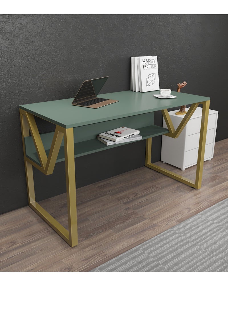 Decorotika Lona Computer Desk with a Metal Frame 120 cm | Work Table  - Image 4