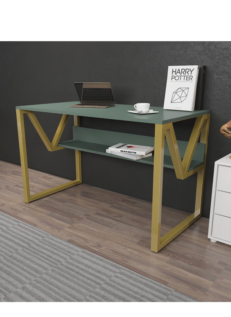 Decorotika Lona Computer Desk with a Metal Frame 120 cm | Work Table  - Image 3