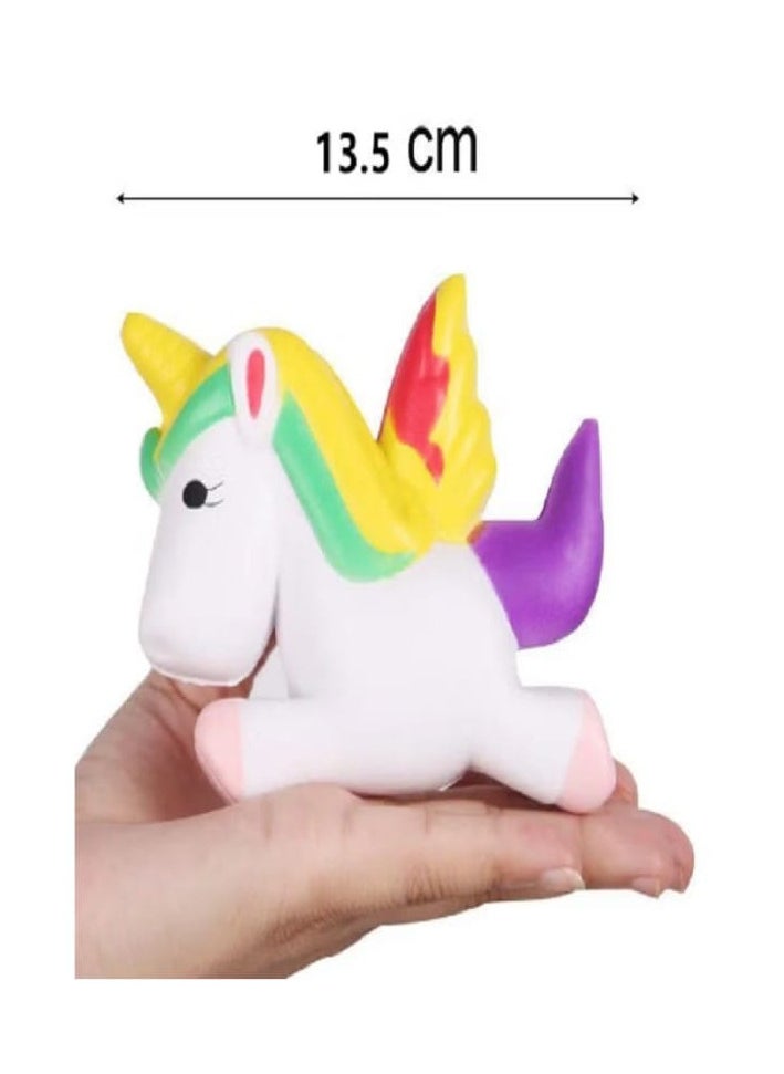 Generic Squeeze Unicorn Toy, High Quality Simulation Unicorn, Anti-Stress Toys Squeeze Unicorn Slow Rising Toy  - Image 2